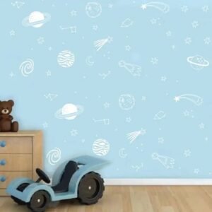 ensemble de stickers muraux etoiles pour une decoration personnalisee blanc 318 1