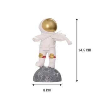 figurine astronaute decorative avec base en forme de lune 308 1