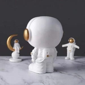 Figurine Astronaute En Résine: Rangement Décoratif Original