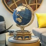 Globe Terrestre En Bois Puzzle 3d
