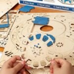 Globe Terrestre En Bois Puzzle 3d