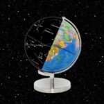 globe terrestre lumineux pour explorer geographie et constellations 745 1