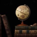 globe terrestre retro decoratif pour un bureau au style vintage 461 1