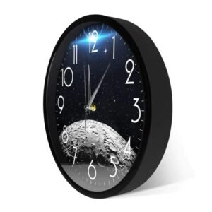 horloge decorative avec image de la lune accessoire pour chambre 178 1