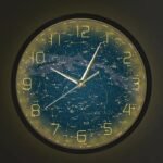 horloge murale avec carte des constellations et led eclairante 477 1