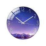 horloge murale ciel etoile avec etoiles filantes 112 1