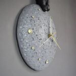 Horloge Murale Astronaute Assis Sur La Lune