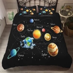 housse de couette decorative pour explorer le systeme solaire 140cm x 210cm housses 933 1