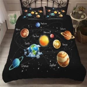 Housse De Couette Décorative Pour Explorer Le Système Solaire 1 Housse De Couette Décorative Pour Explorer Le Système Solaire - 140cm x 210cm