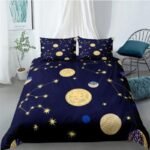 housse de couette spatiale avec taies doreiller assorties 150cm x 200cm housses 597 1