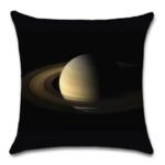 housse de coussin decorative avec la planete saturne taies et protections doreiller 672 1