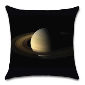 Housse De Coussin Décorative Avec La Planète Saturne