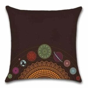 Housse De Coussin Mandala Avec Planètes Pour Ouvrir Vos Chakras 2 Housse De Coussin Mandala Avec Planètes Pour Ouvrir Vos Chakras
