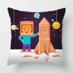 housse de coussin petit astronaute pour enfants reveurs taies et protections doreiller 656 1