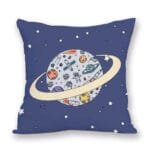 Housse De Coussin Planète Spatiale Pour Un Rêve Galactique