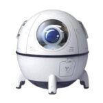 humidificateur vaisseau spatial au fonctionnement simple et decoratif blanc 418 1