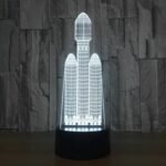 Lampe 3d Fusée Décoration Galactique