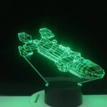 lampe 3d vaisseau spatial avec cable usb une lumiere inspirante 749 1
