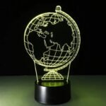 lampe globe terrestre illusion 3d pour une ambiance lumineuse unique 166 1
