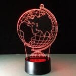 Lampe Globe Terrestre Illusion 3d Pour Une Ambiance Lumineuse Unique