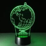 Lampe Globe Terrestre Illusion 3d Pour Une Ambiance Lumineuse Unique