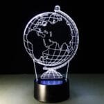 Lampe Globe Terrestre Illusion 3d Pour Une Ambiance Lumineuse Unique