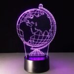 lampe globe terrestre illusion 3d pour une ambiance lumineuse unique 944 1