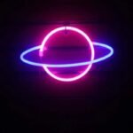 lampe murale retro en forme de planete rose et bleu 366 1