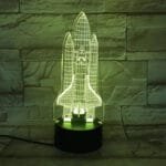 Lampe Navette 3d Avec Câble Usb Pour Un éclairage Moderne Au Bureau