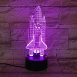 Lampe Navette 3d Avec Câble Usb Pour Un éclairage Moderne Au Bureau