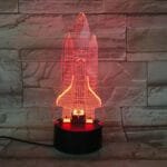 Lampe Navette 3d Avec Câble Usb Pour Un éclairage Moderne Au Bureau