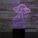 Lampe Ovni 3d Avec Câble Usb Pour Observer Les Vaisseaux Aliens