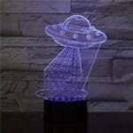 Lampe Ovni 3d Avec Câble Usb Pour Observer Les Vaisseaux Aliens