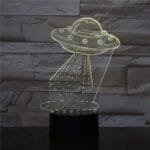 Lampe Ovni 3d Avec Câble Usb Pour Observer Les Vaisseaux Aliens