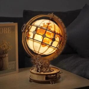 Lampe Puzzle 3d Globe Terrestre En Bois éclairant Votre Nuit 3 Lampe Puzzle 3d Globe Terrestre En Bois éclairant Votre Nuit