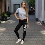 legging confortable avec astronaute sur la lune 876 1