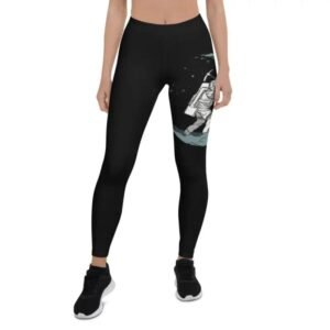 legging confortable avec astronaute sur la lune xs 914 1