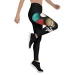 Leggings Confortables Avec Astronaute Et Ballons Planétaires