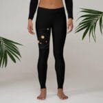 Leggings Système Solaire élégants Et Résistants Pour Un Voyage Cosmique