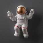 magnetes astronaute signe de paix pour votre decor spatiale 384 1