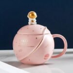 mug astronautes plongez dans lunivers avec chaque gorgee rose 400ml mugs 226 1