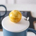 Mug En Céramique Astronaute Avec Couvercle Et Cuillère