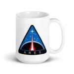 mug en ceramique decore du logo programme spatial ares 443 ml 435 1