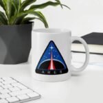 mug en ceramique decore du logo programme spatial ares 812 1