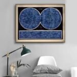planisphere celeste en toile haut de gamme pour votre decoration 30 x 40 cm affiches 753 1
