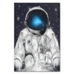 poster astronaute en toile decoration artistique spatiale 30 x 40cm 734 1