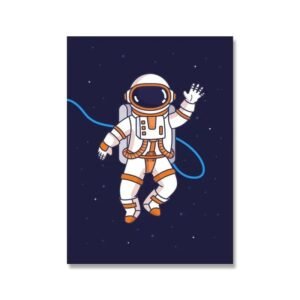 poster dastronaute en toile pour chambre denfant 30 x 40 cm 826 1