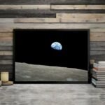 poster de la terre vue depuis lune apollo 8 30 x 45 cm 113 1