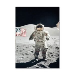 poster de lastronaute gene cernan la mission apollo 17 30 x 40 cm affiches 277 1