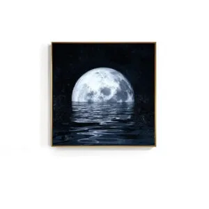 Poster Décoratif Clair De Lune En Toile 100% Coton